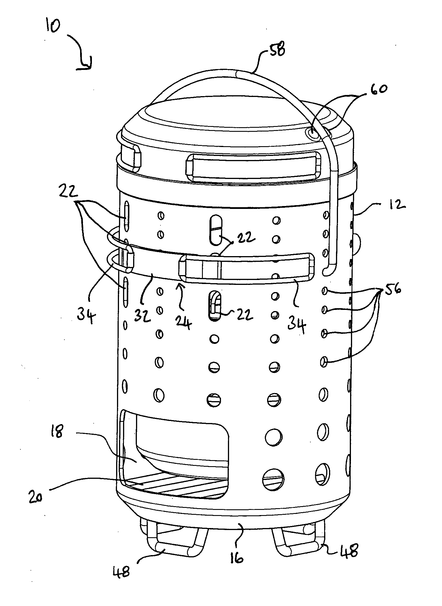 Portable campfire