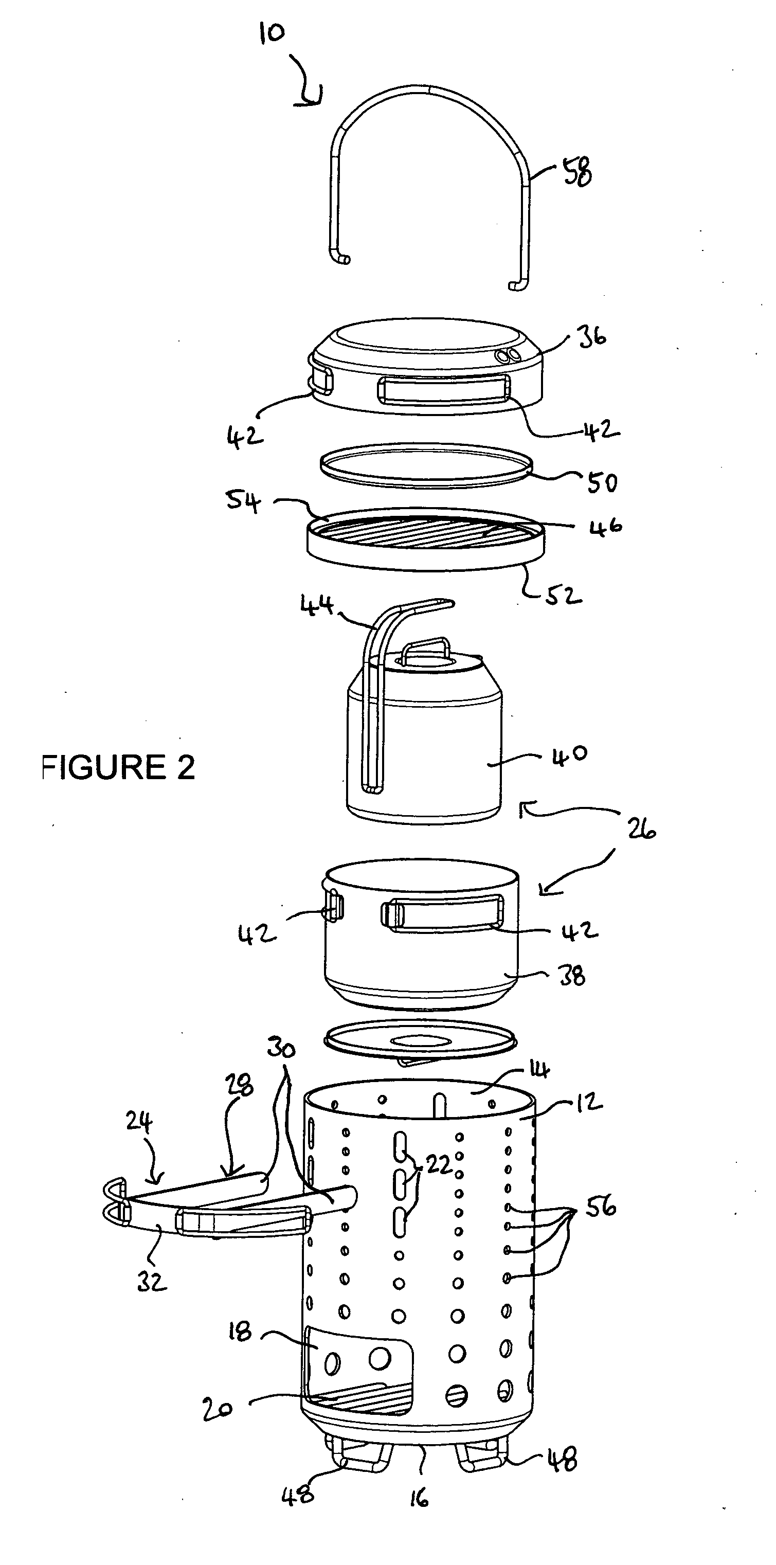 Portable campfire