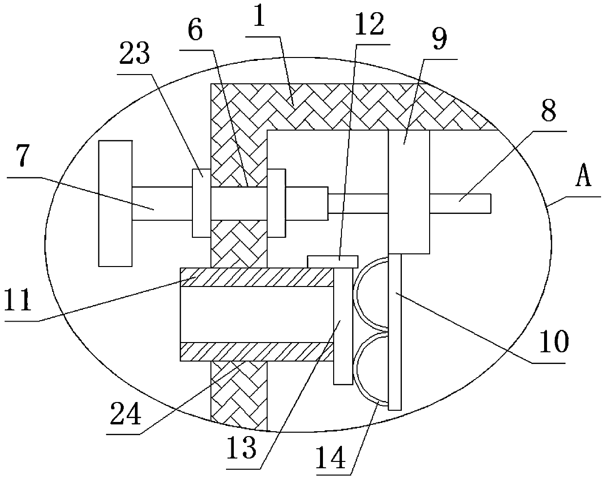 Tuberculosis sputum removing device