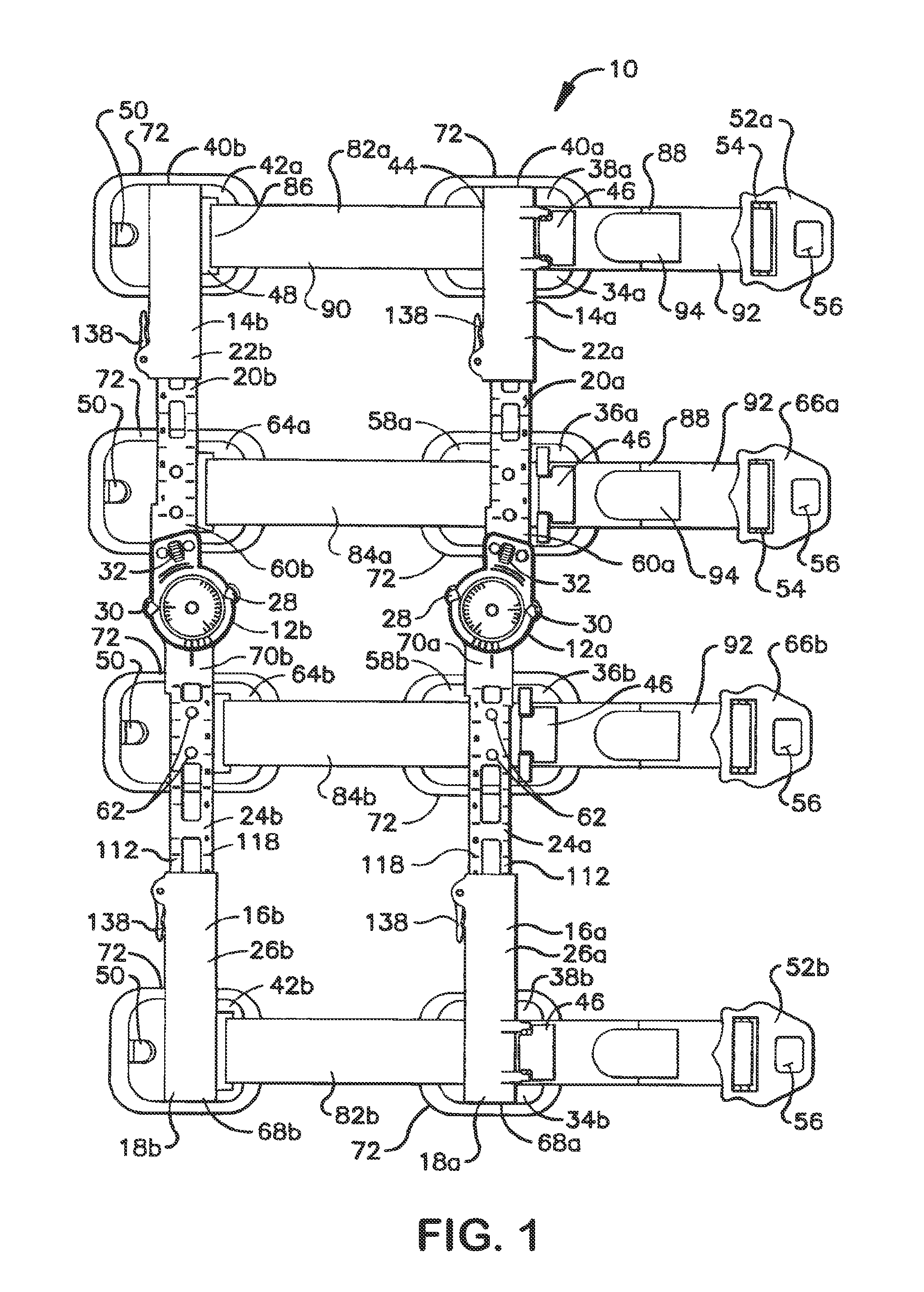 Orthopedic Brace Having a Length-Adjusting Mechanism and a Lockable Rotation Hinge