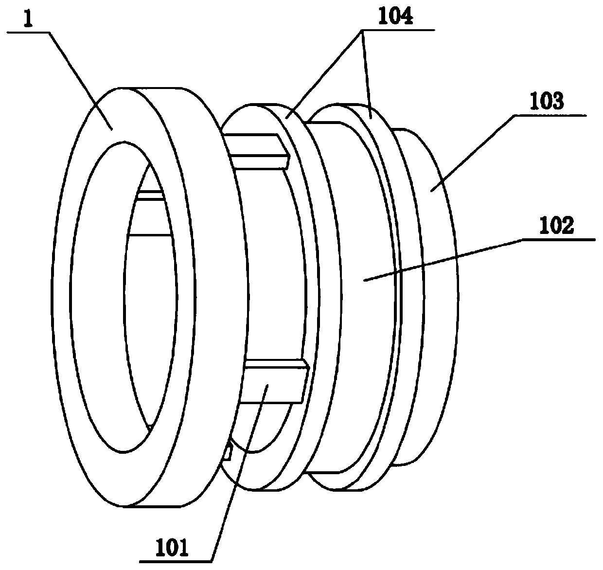 Four-limb bone tumor positioned puncture device