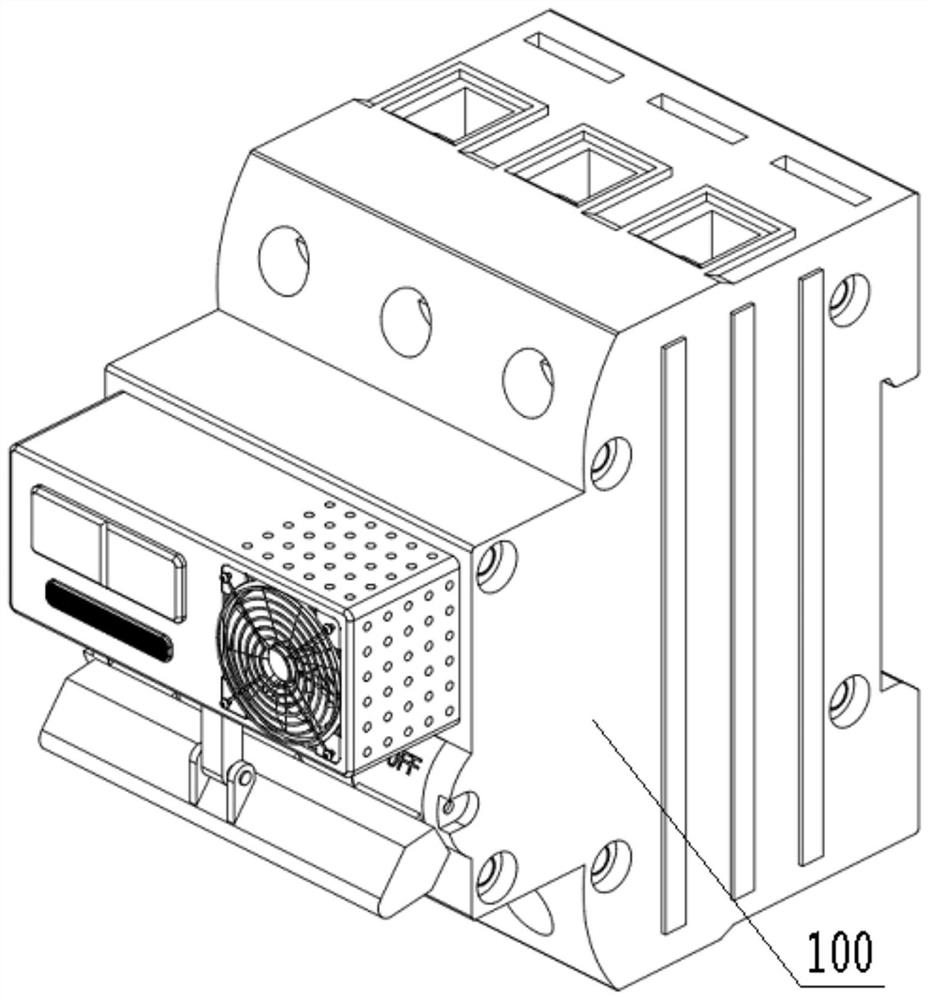 Circuit breaker with gas leakage protection function