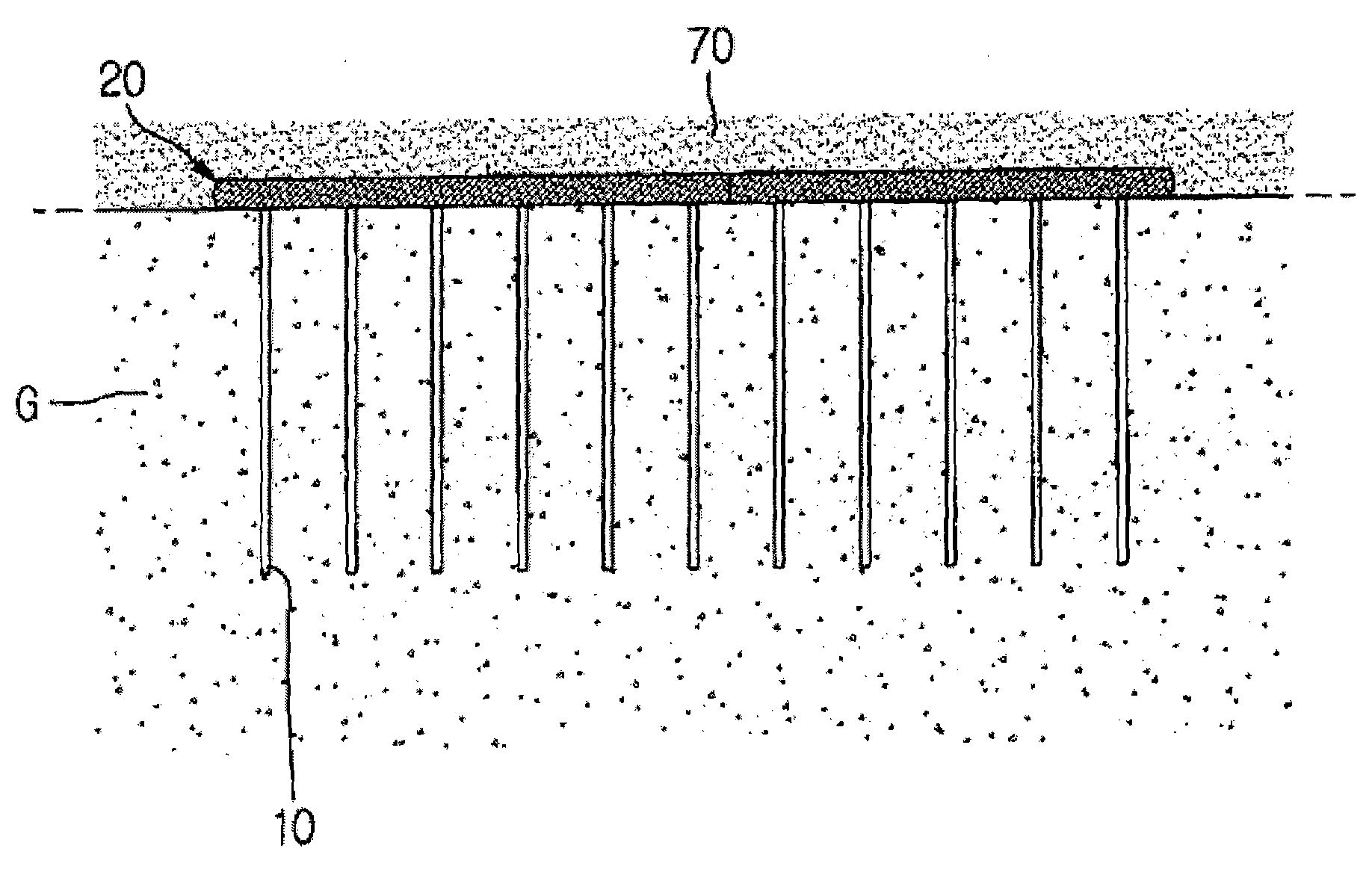 Drain mat for drainage of soft ground