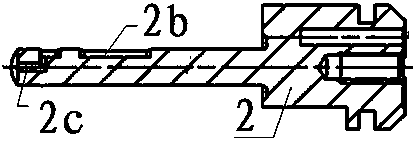 Three-component mixing head for injection molding