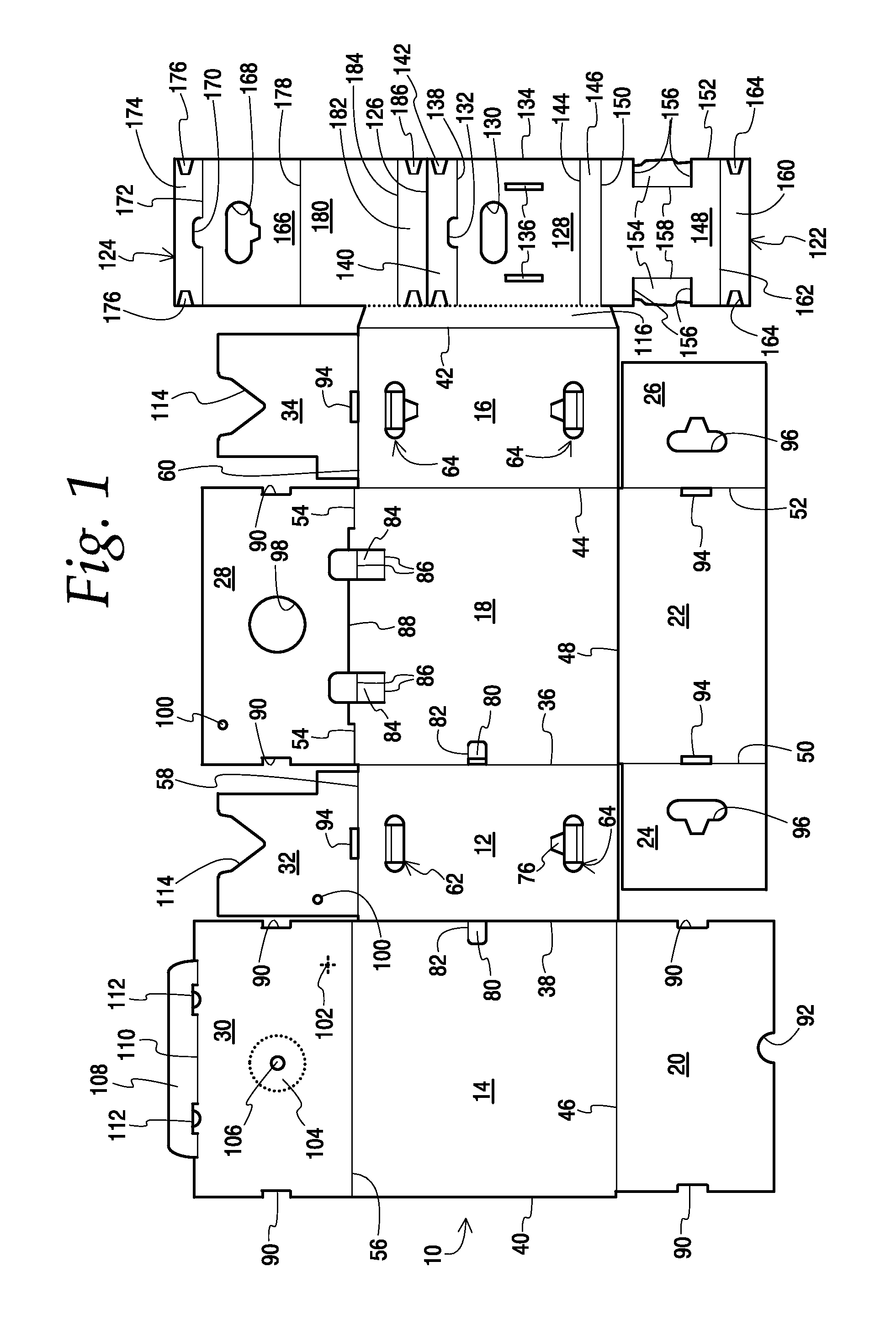 Carton with reinforced hand holes