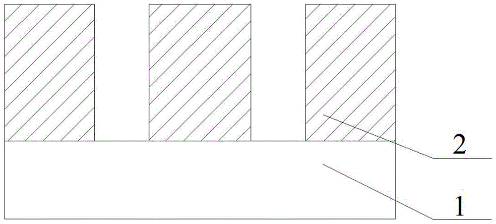 Preparing method of superhydrophobic concave angle T-shaped microcolumn structure