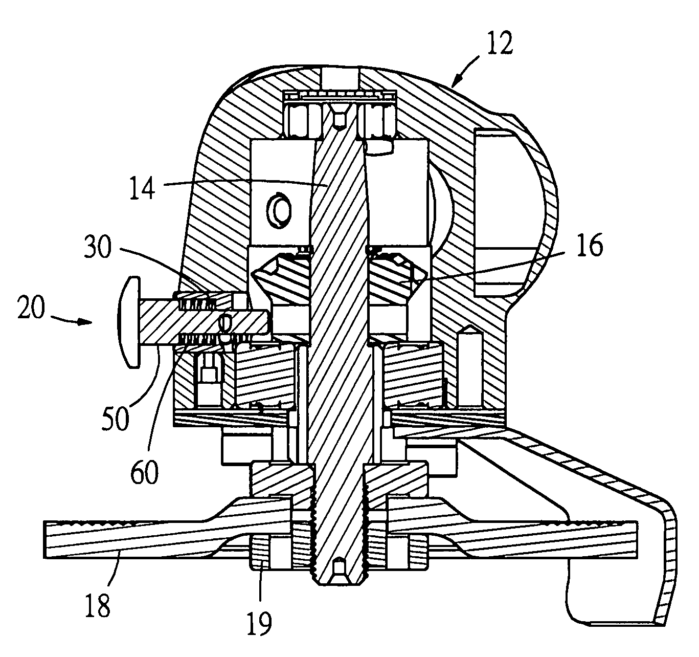 Grinder capable of seizing rotary shaft