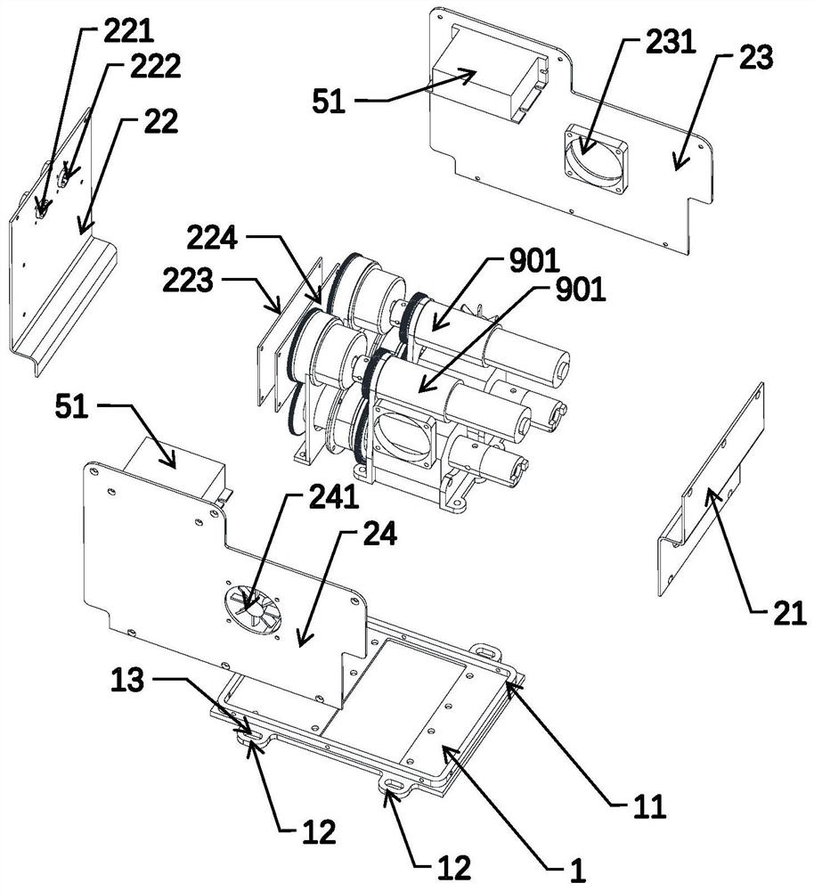 Simulation device of airborne automatic throttle actuating mechanism