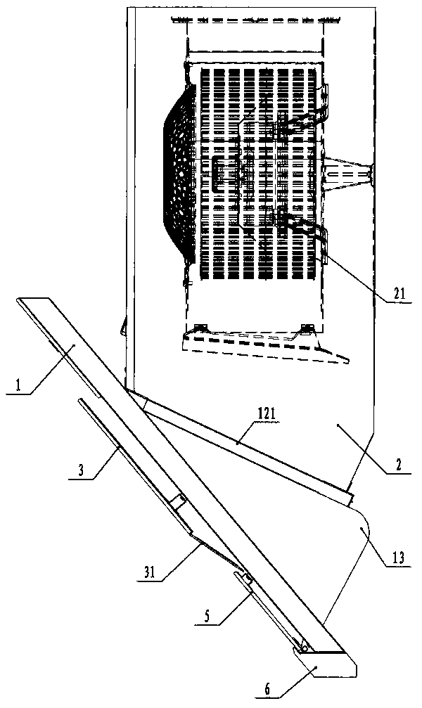 Extractor hood convenient to clean