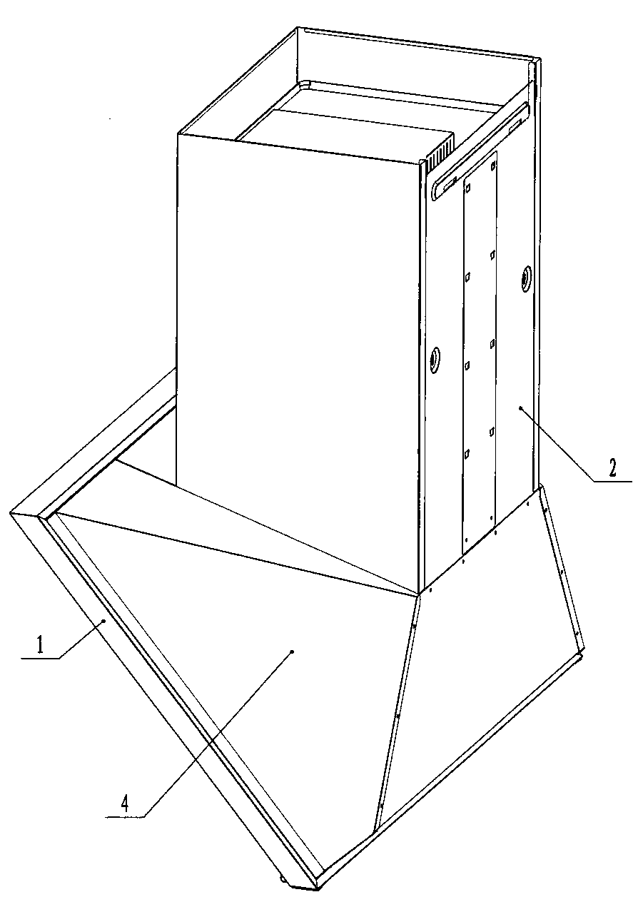 Extractor hood convenient to clean