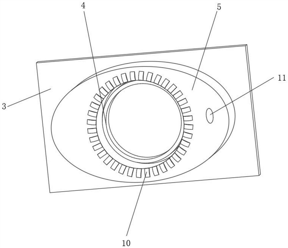 Automobile part punching device