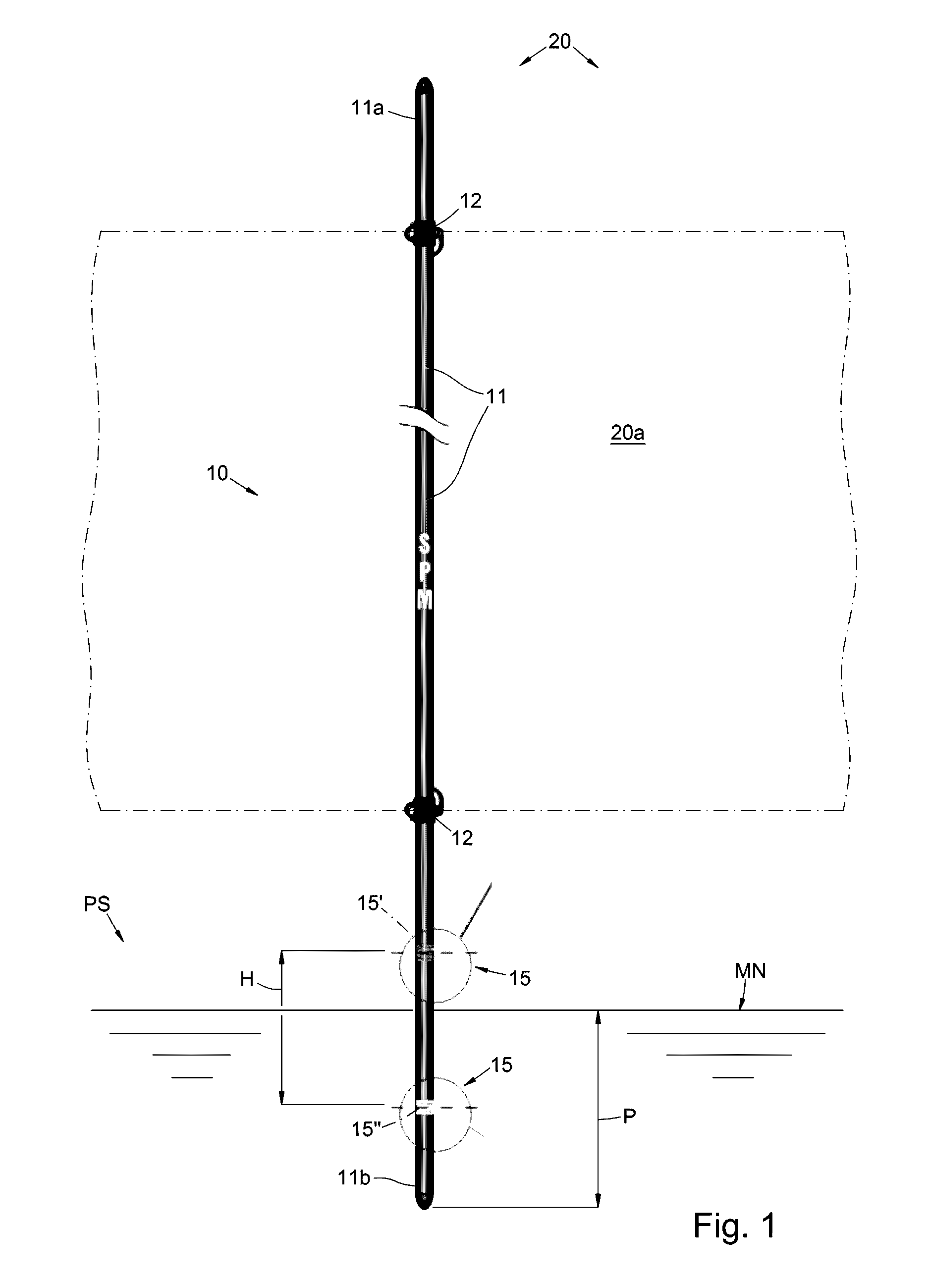 Support pole for protection nets of a ski slope, with marker means for marking the depth at which the support pole is driven into the snow, and corresponding protection net for ski slopes