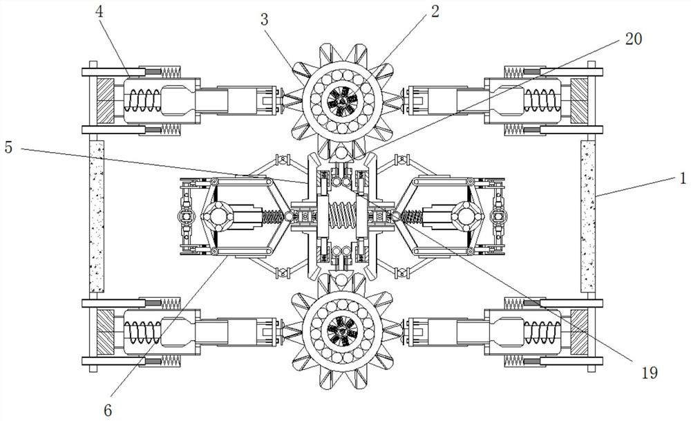 Intelligent sample collection robot for realizing multi-layer collection by using pulley structure