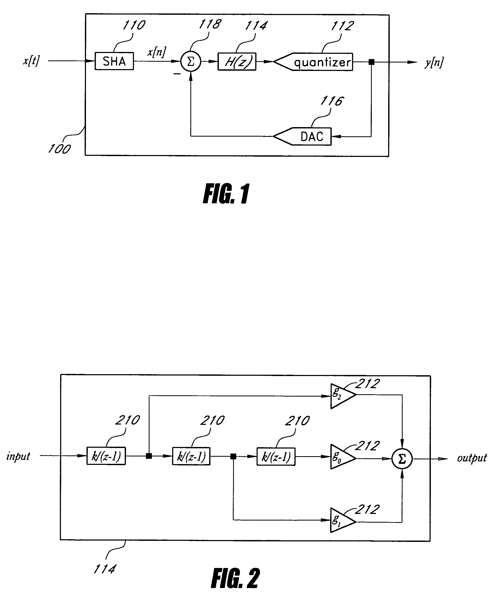 Low-pass filter based delta-sigma modulator