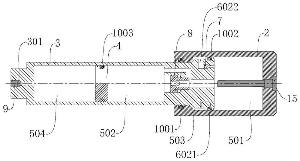 Vehicle end buffering and energy absorbing device