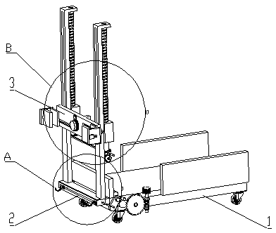 Heating radiator set assembly device