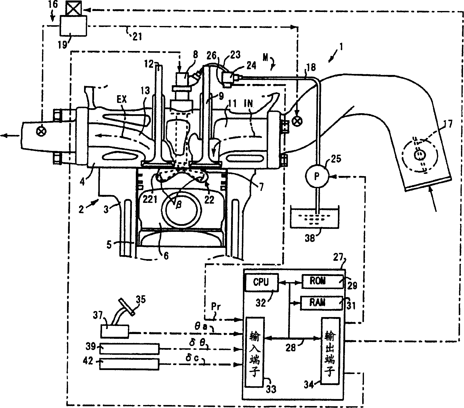 Diesel oil engine