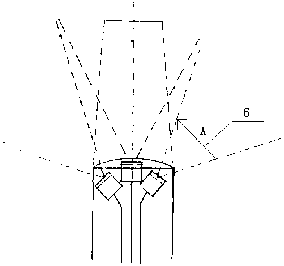 Three-dimensional panoramic colour video laryngendoscope