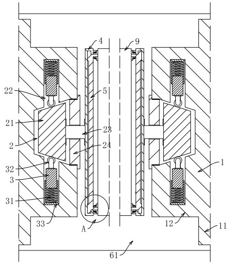 Battery box mounting structure for automobile