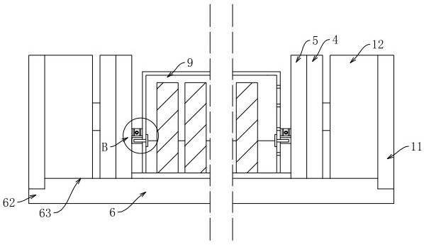 Battery box mounting structure for automobile