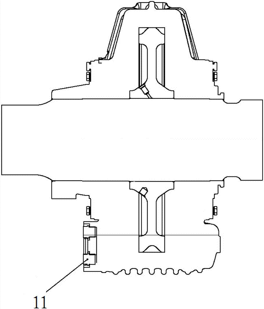 Gear case of high-speed trains and monitoring system for high-speed trains