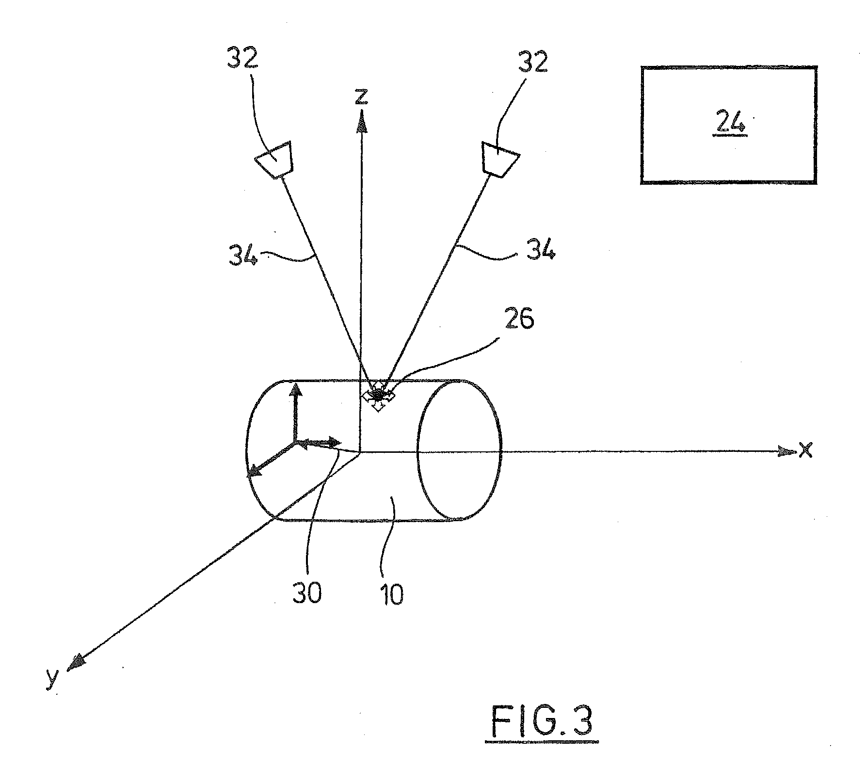 Apparatus and method for marking an irradiation field on the surface of a patient's body