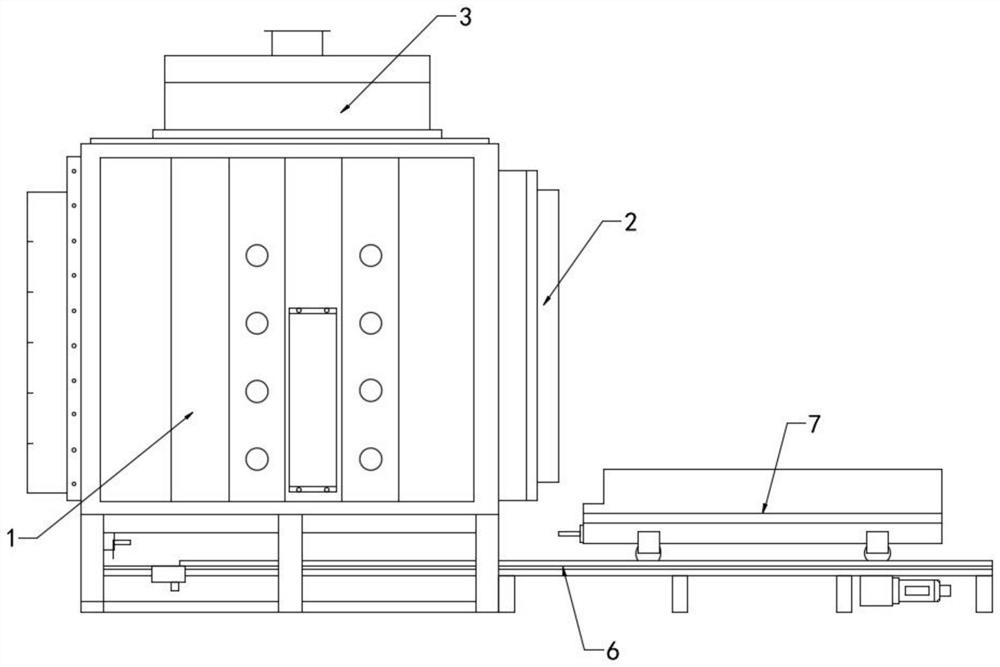 Solid oxide fuel cell (SOFC) glue discharging and sintering integrated furnace