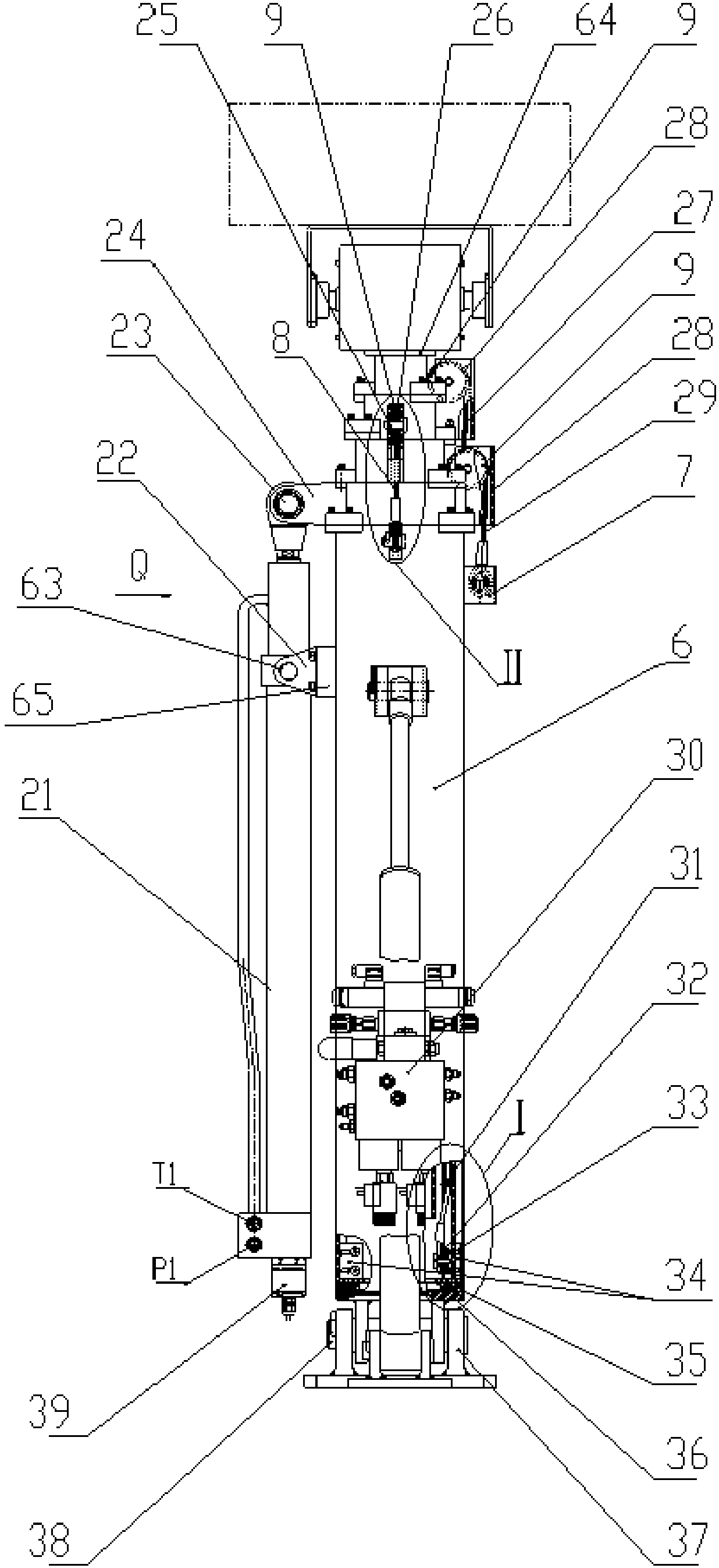 Radar test rod for tunnel state detection