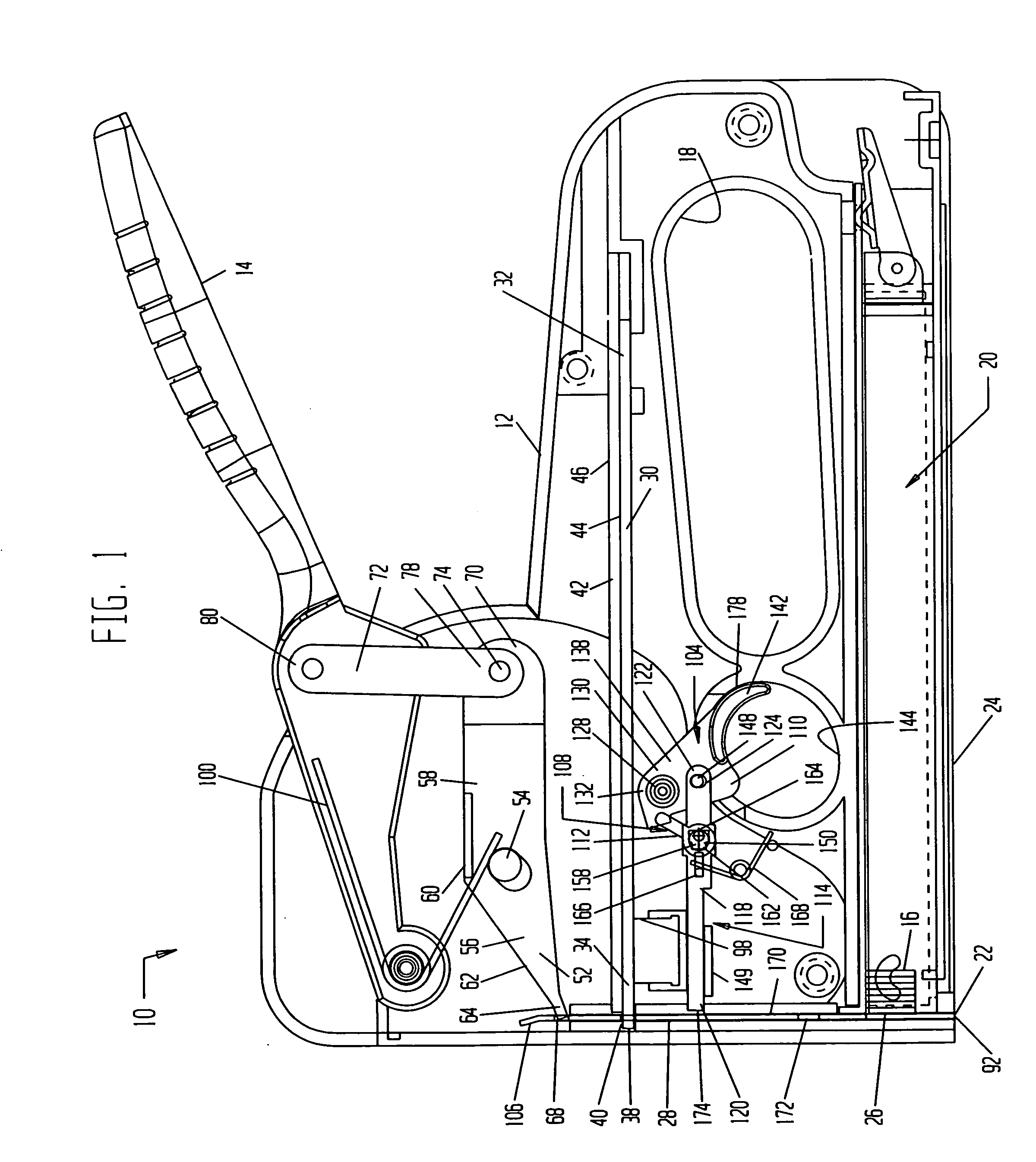 Stapler device and method