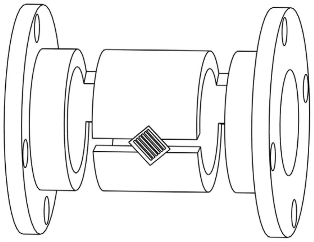 A split cylinder torque sensor