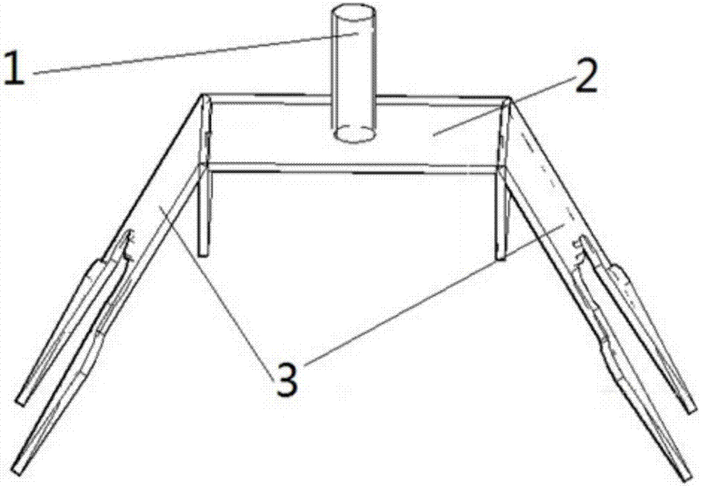 Application method of hexagonal screw clamping tool for installing air conditioner