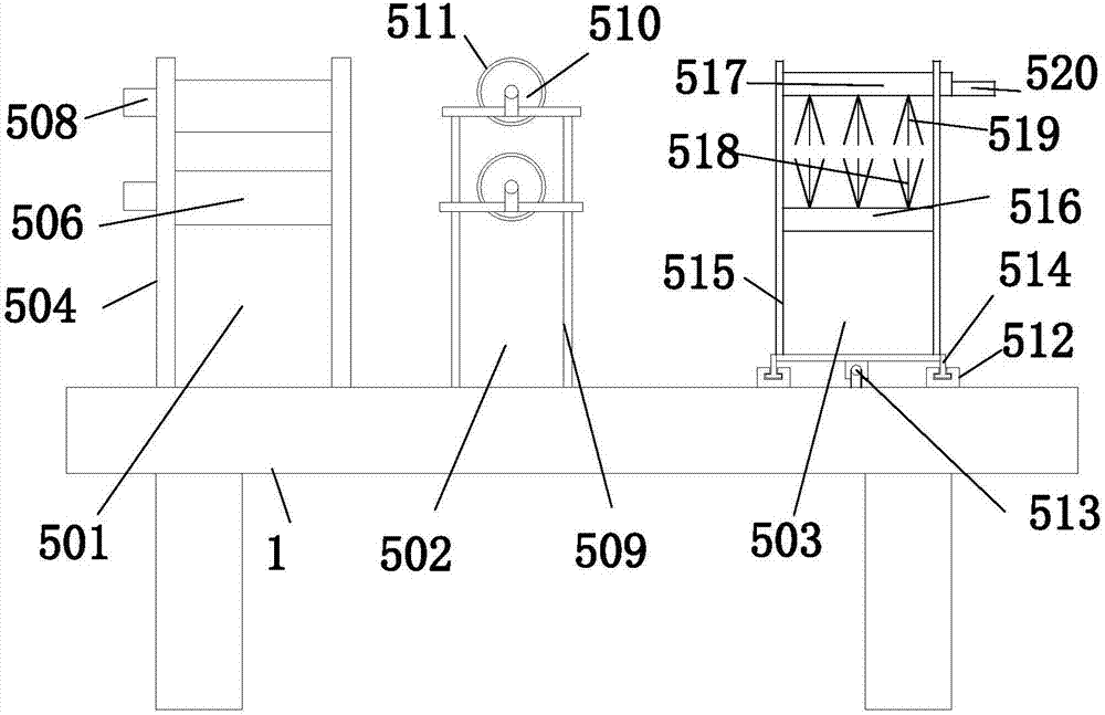 Coil steel surface cleaning equipment for production of elevator guide rail bracket