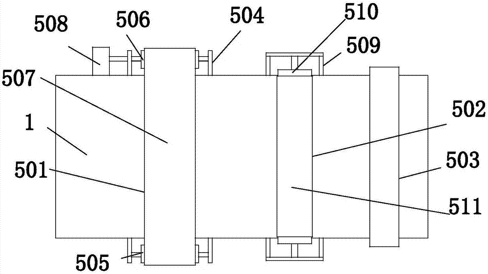 Coil steel surface cleaning equipment for production of elevator guide rail bracket