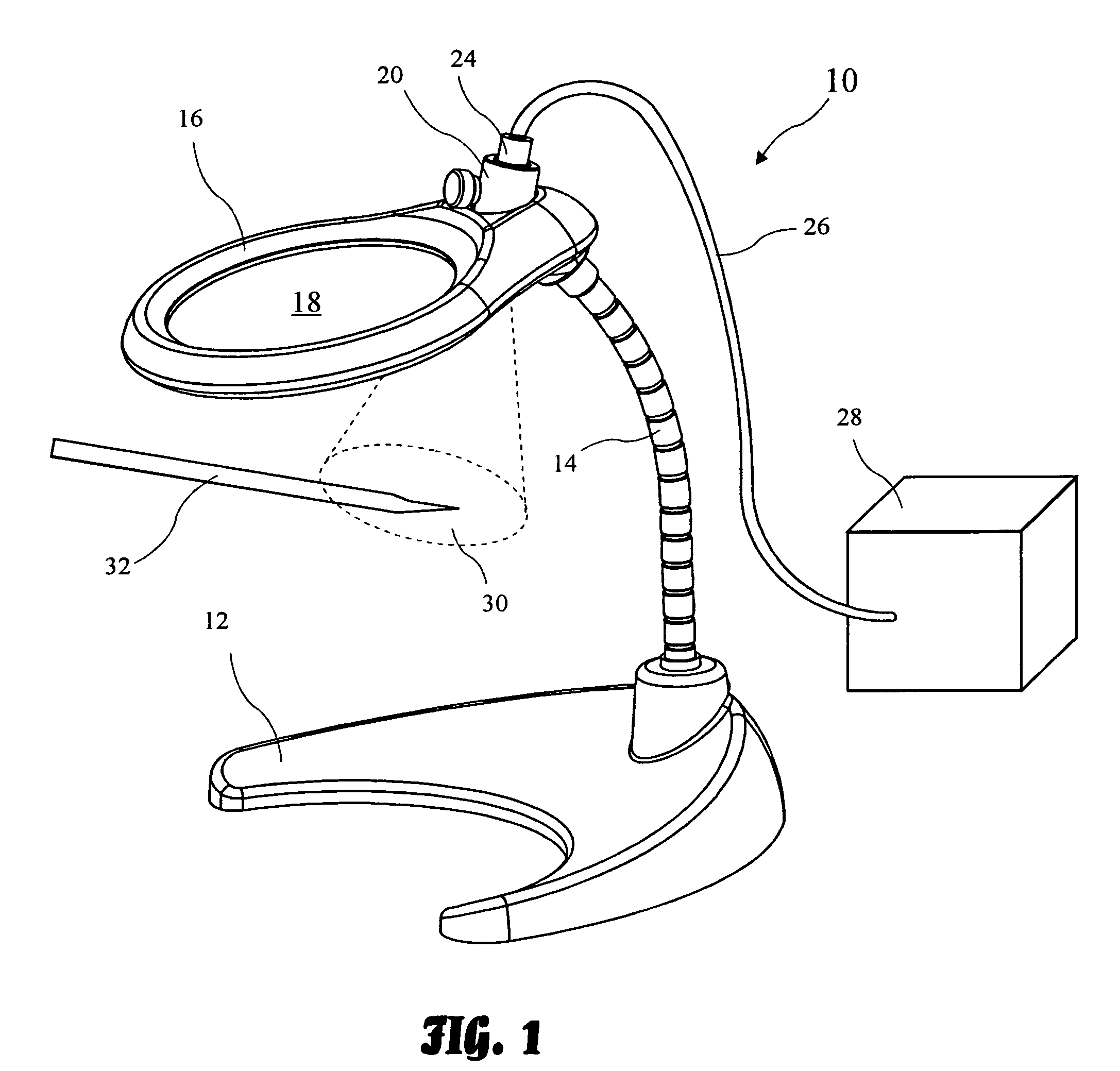 Operating room magnifier