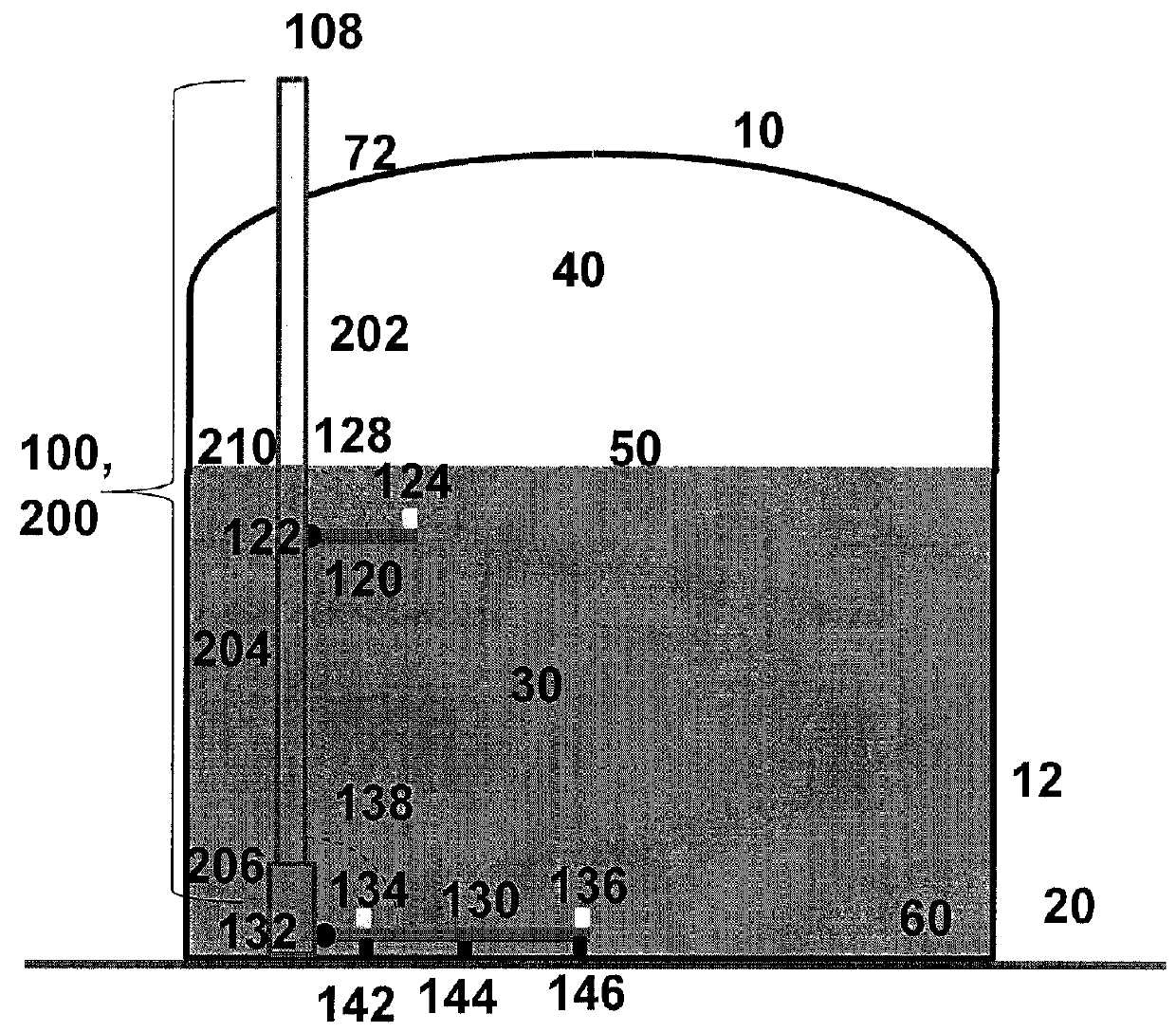 Method and apparatus for extending the time between out-of-service, in-tank inspections