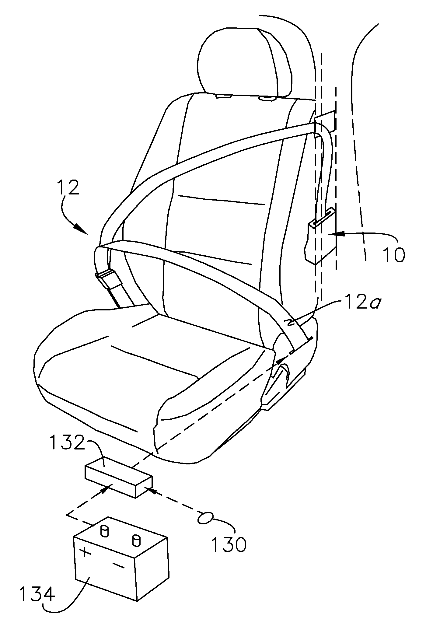 Belt retractor utilizing active material actuation