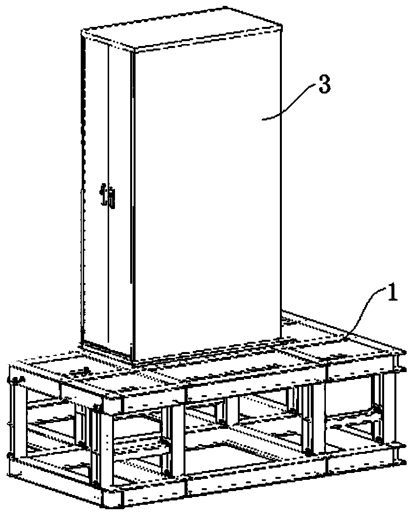 Server cabinet system and construction method of data center with same