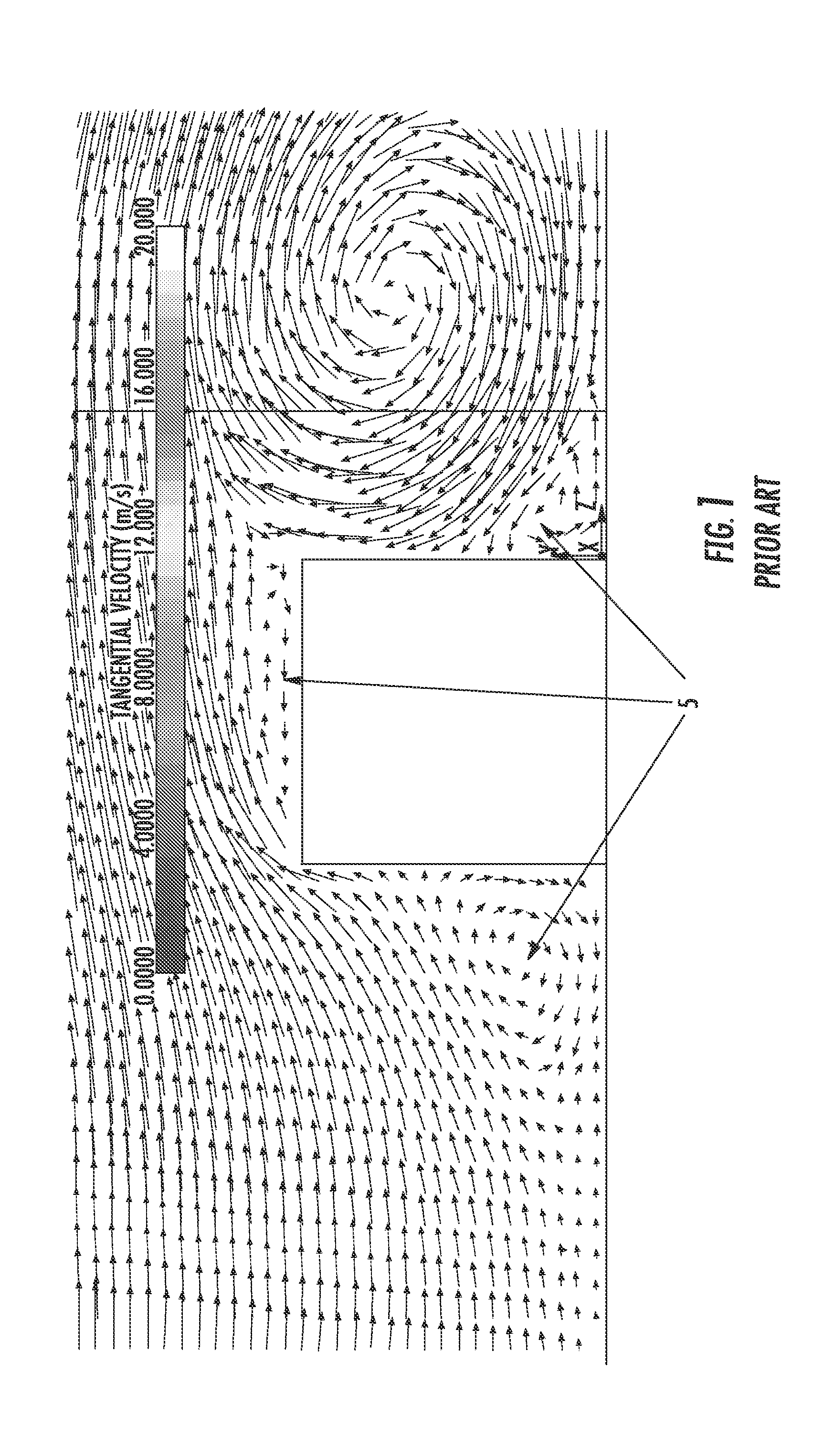 Turbine airfoil with an internal cooling system having trip strips with reduced pressure drop