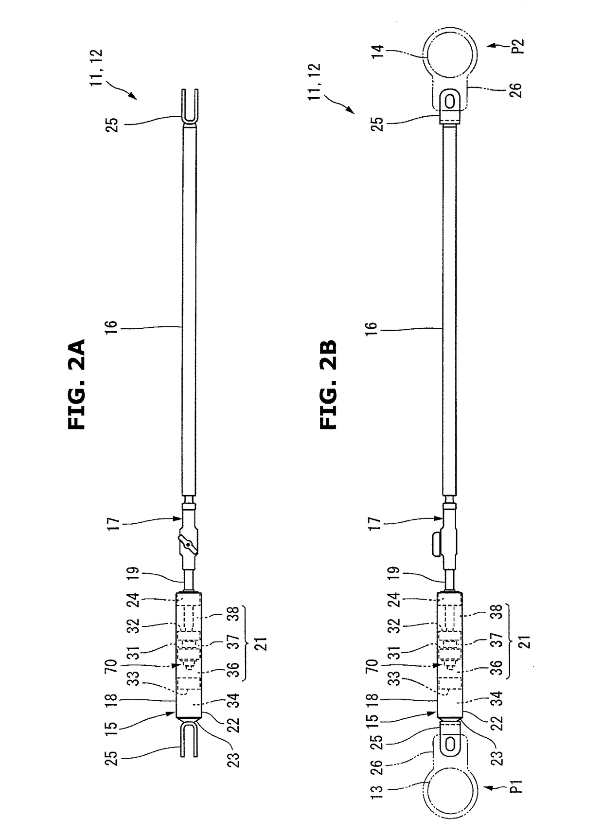 Vibration damping device for a vehicle body