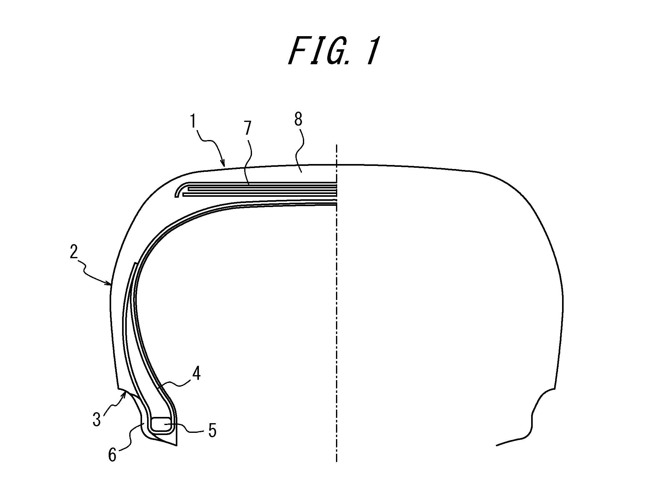 Pneumatic radial tire for passenger vehicle