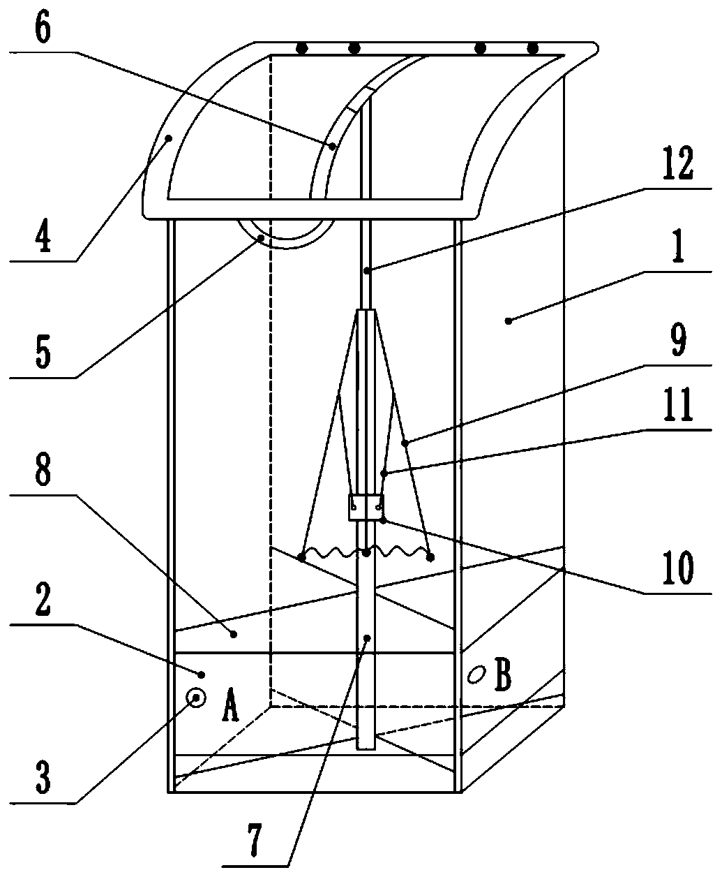 Express delivery box with anti-theft function