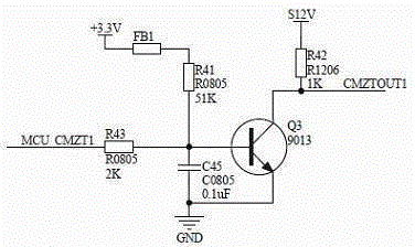 Control device for battery cabin door of alternating current mode-based electric vehicle