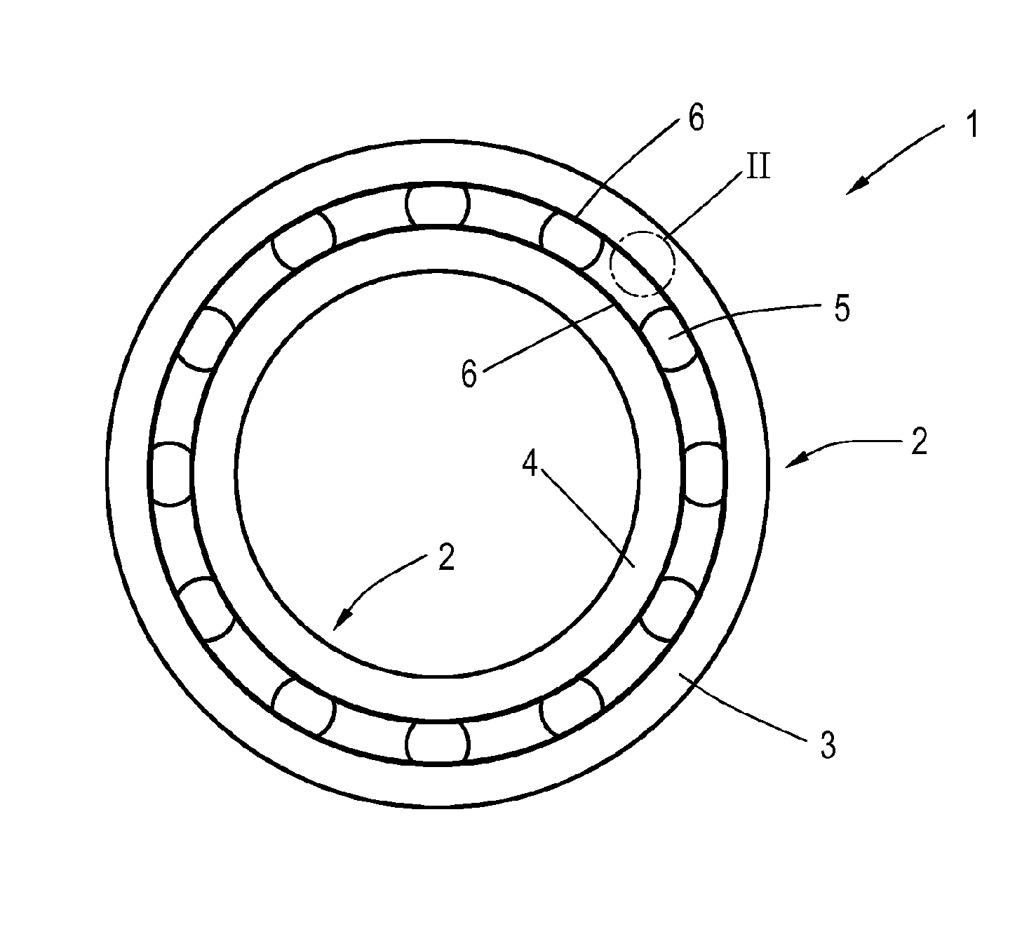 Rolling bearing element, in particular rolling bearing ring