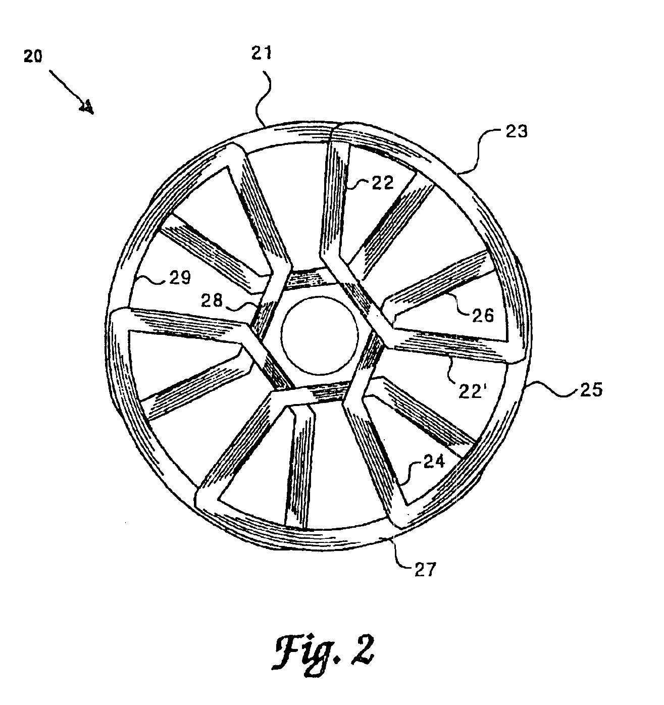 Interlocking segmented coil array