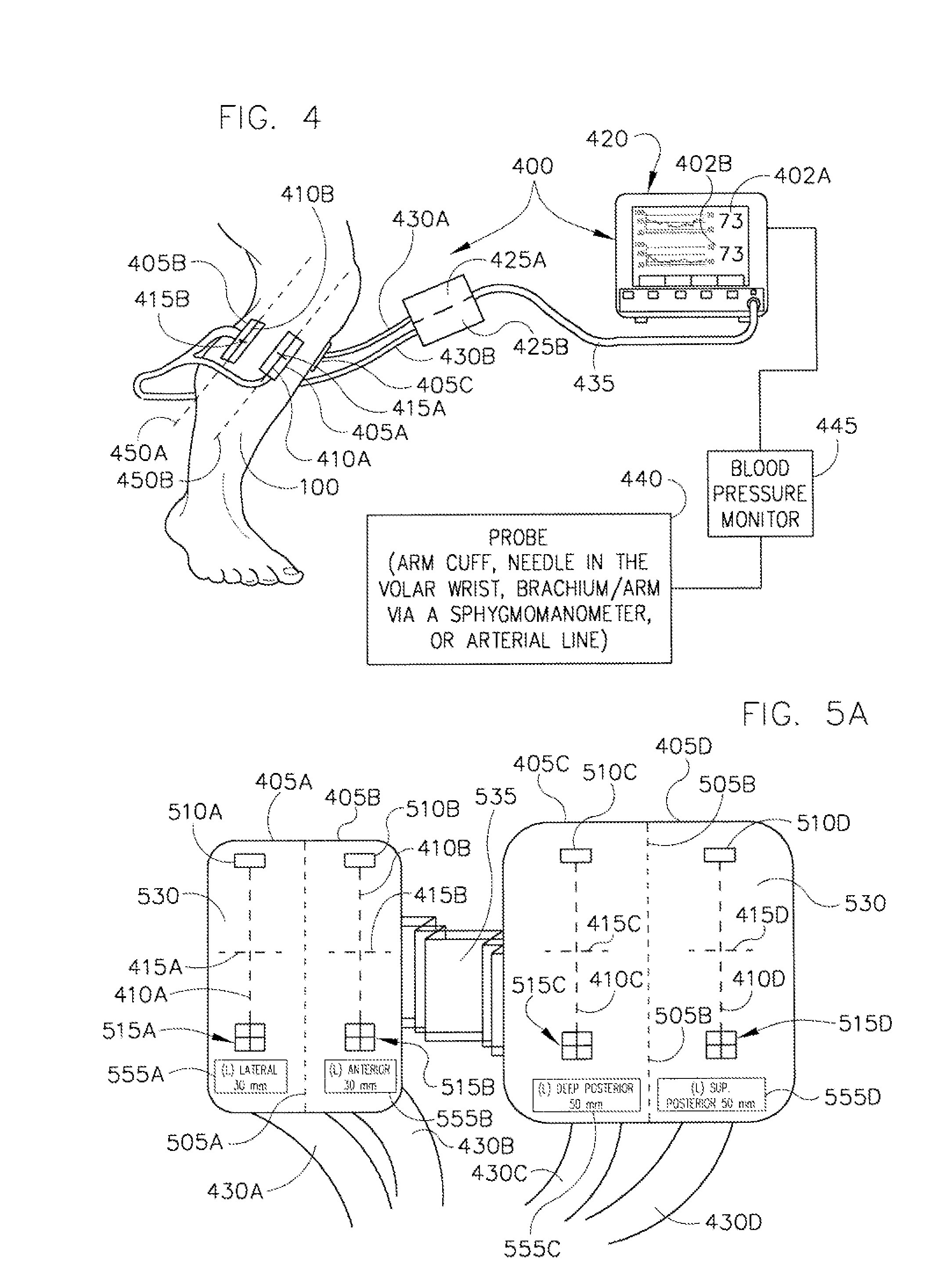 Method and system for monitoring oxygenation levels of compartments and tissue