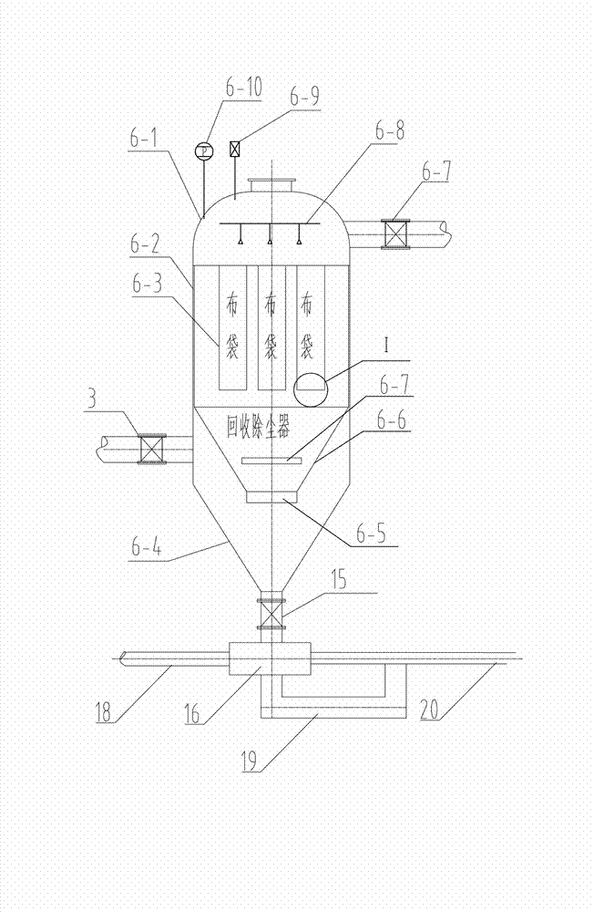 System for rotational flow dust removal and recovery of blast furnace roof raw gas and recovering method of blast furnace roof raw gas