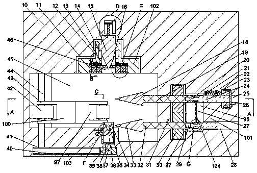 Method for performing metal forging by using metal forging device