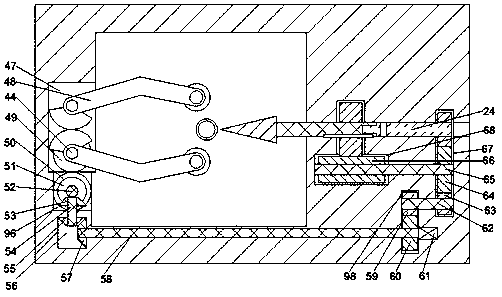 Method for performing metal forging by using metal forging device