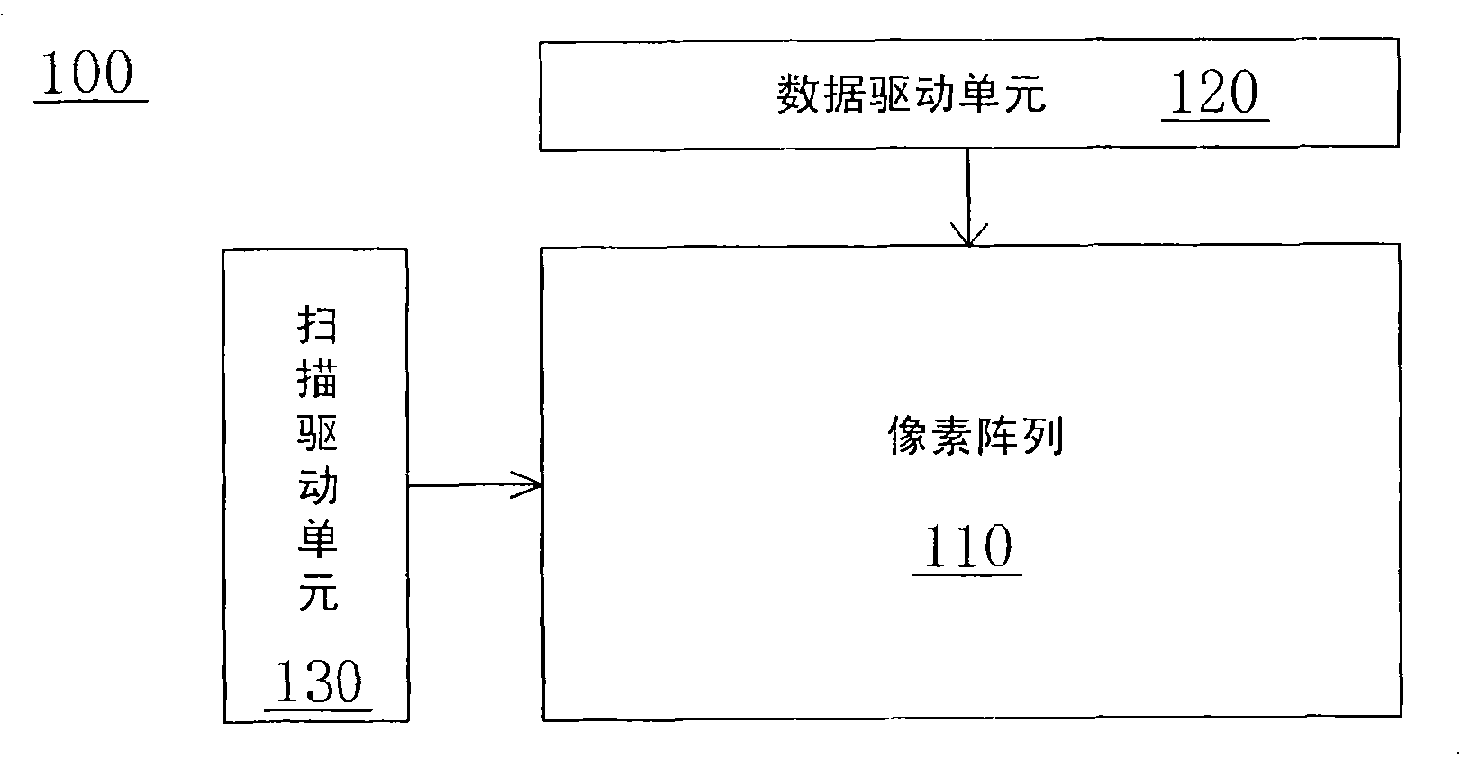 Two-dimensional display and drive method thereof