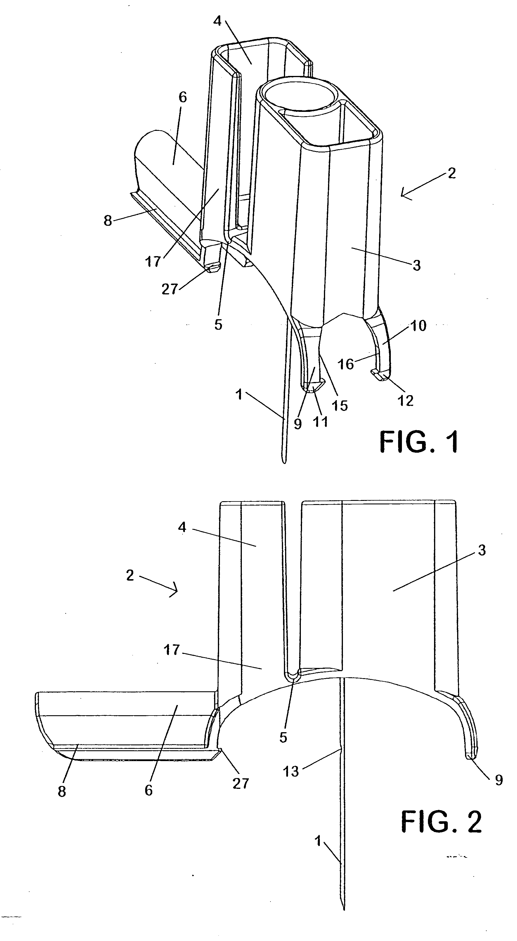 Medical puncturing device